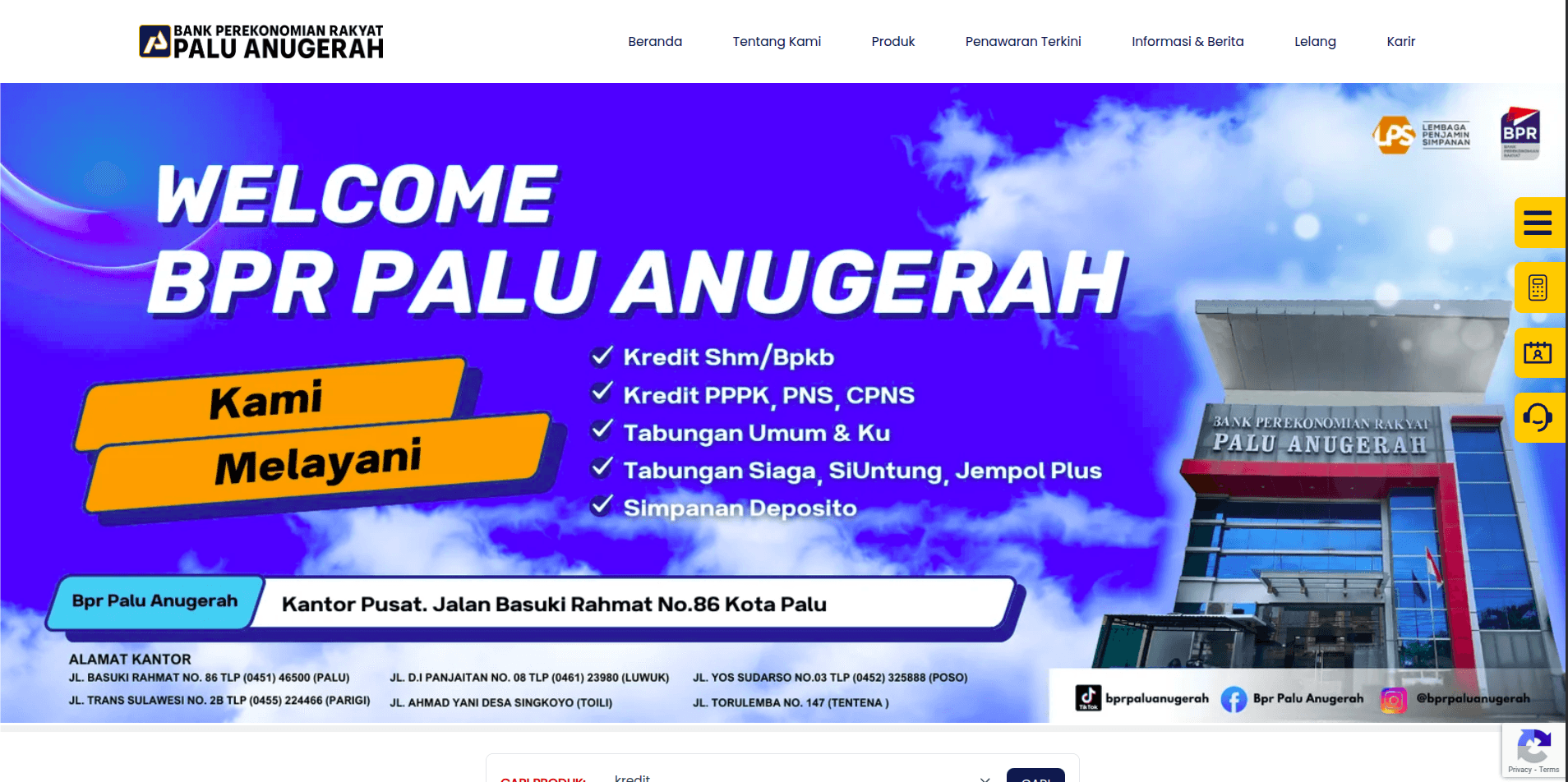 BPR Palu Anugerah Company Profile